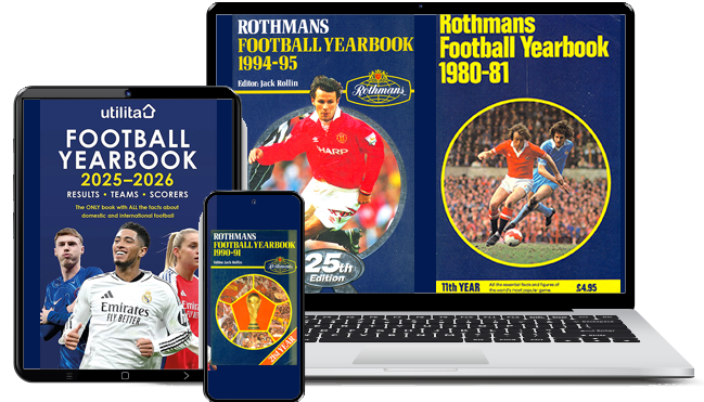 The Football Yearbook Device Mock Up